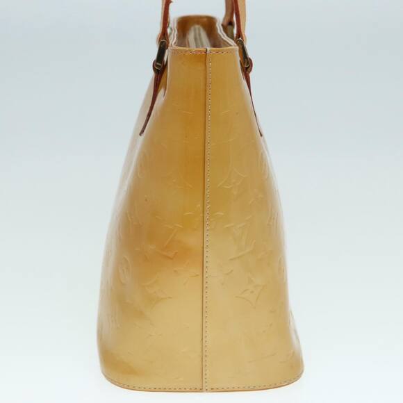 LOUIS VUITTON Monogram Vernis Houston Hand Bag Beige M91004 - Picture 5 of 13